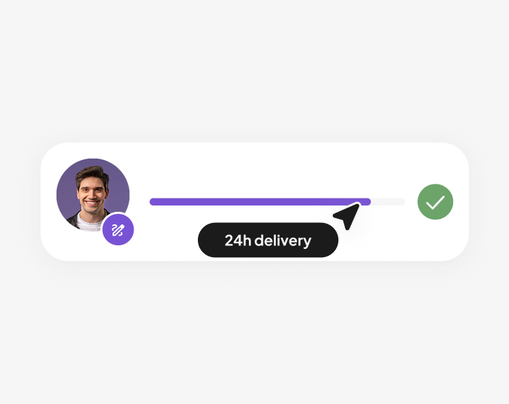 Fast delivery illustration